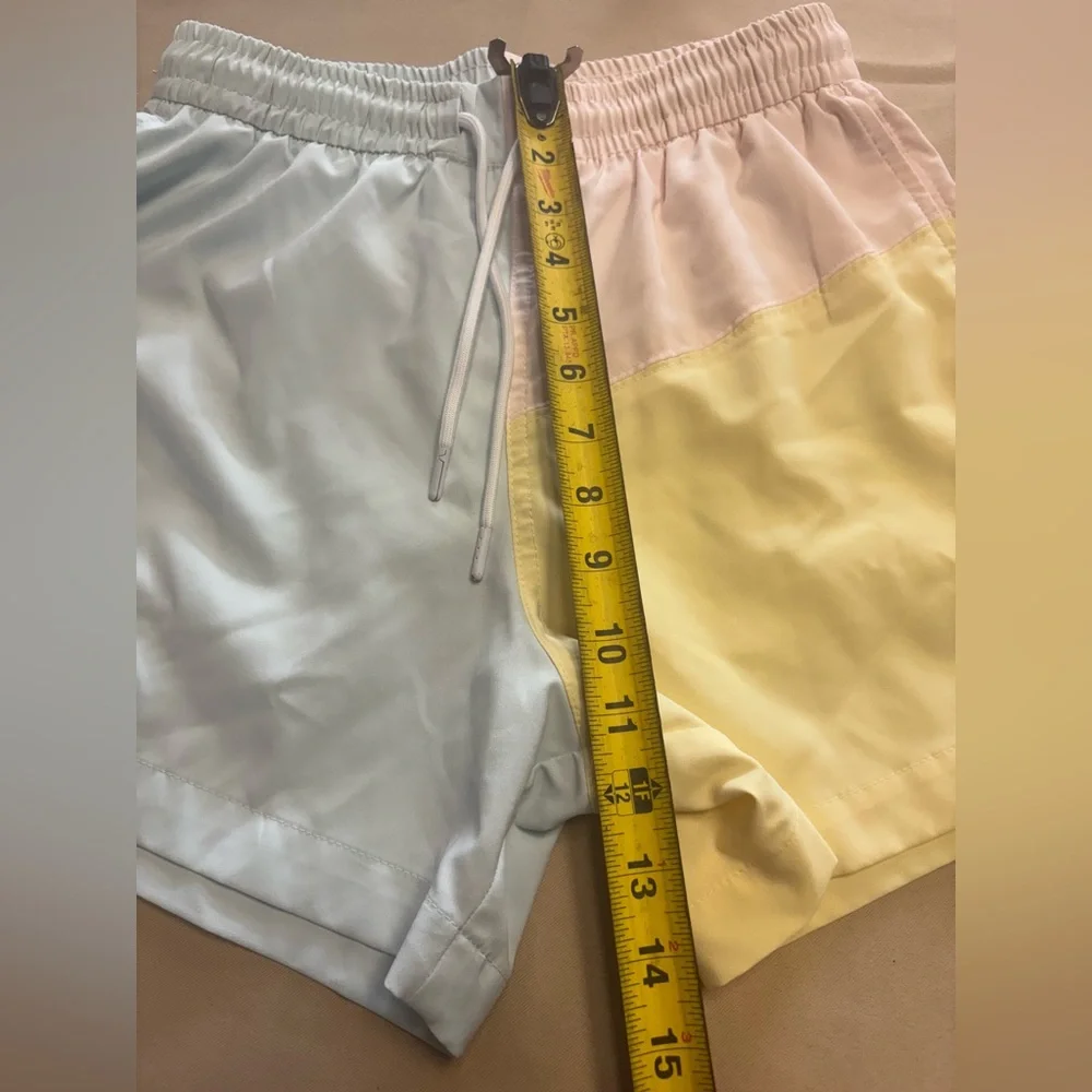 Abercrombie Pride Pastel Colorblock Swim Trunks The Trevor‎ Project Size XXS
